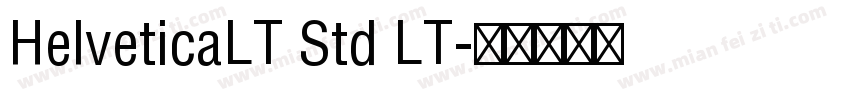 HelveticaLT Std LT字体转换